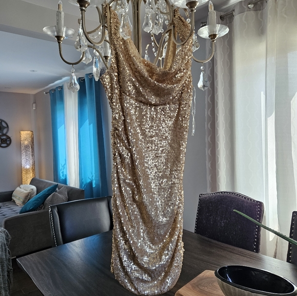 WINDSOR gold Dress - Picture 11 of 12